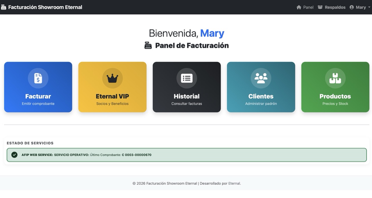 Facturación Showroom